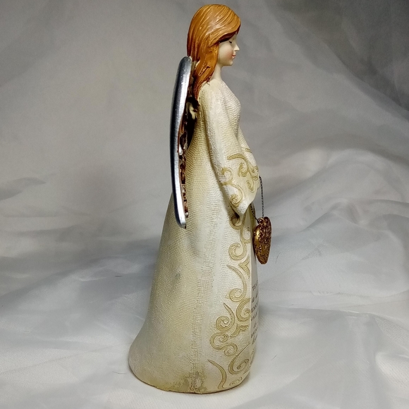 Youngs Inc. Angel Figurine Gold Heart - Picture 9 of 9
